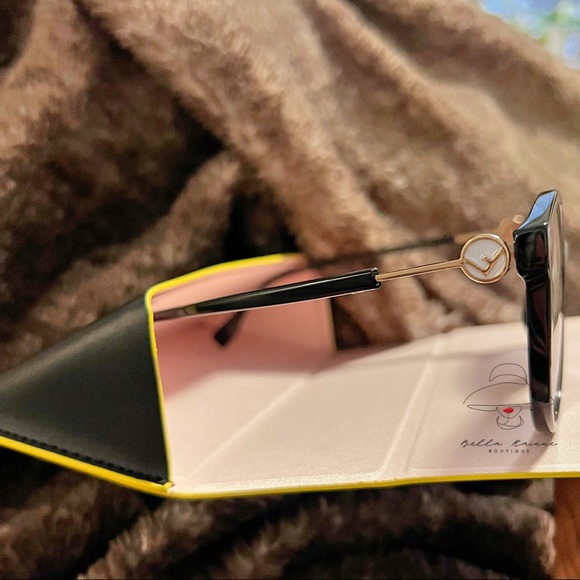 FENDI Gradient Safilo 807 Black Sunglasses BRAND NEW - Picture 14 of 16